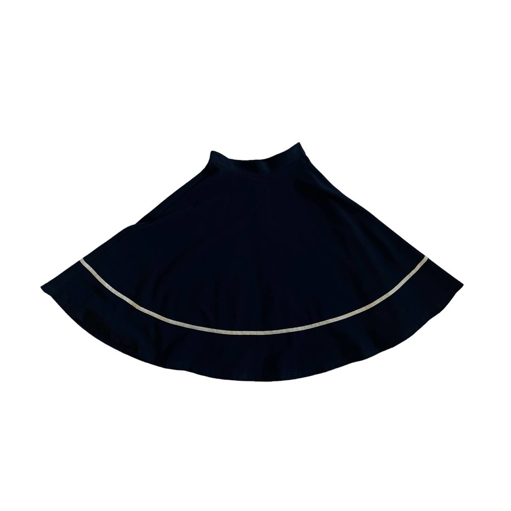 Women XS Rock Steady Sally High Waist Thrills Nautical Pinup Circle Swing Skirt